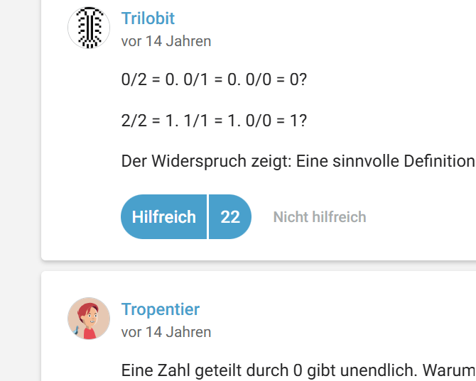 Gute Frage Dialog
